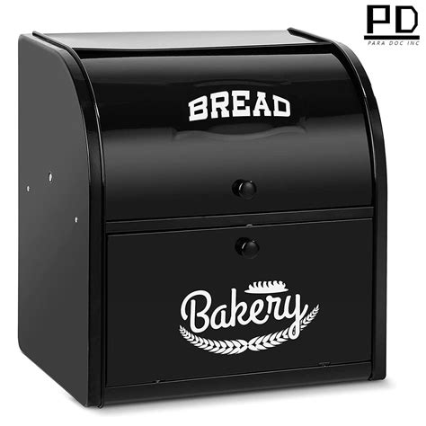 bread box wood or metal|metal bread box walmart.